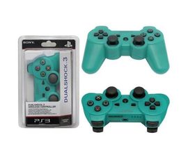 Беспроводной джойстик для Playstation 3 (PS3) (Bluetooth) - Зеленый - Сервис Плюс Рус