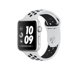 Часы APPLE WATCH SERIES 3 (GPS) 42 MM Silver Aluminium NIKE Sport Band (Полный комплект) Apple - Сервис Плюс Рус