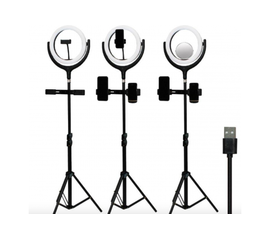 Селфи кольцо на штативе с зеркалом 30cm F-539BB2J (2.1m) - Сервис Плюс Рус