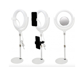 Селфи кольцо на штативе с зеркалом 30cm F-539AJ (2.1m) - Сервис Плюс Рус
