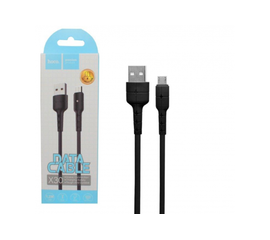 Кабель USB Micro USB X30 1M 2.4A HOCO черный Hoco - Сервис Плюс Рус