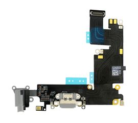 iPhone 6 Plus Шлейф с разъёмом зарядки, микрофоном, гарнитуры и антенной (Серый) - AAA Apple - Сервис Плюс Рус