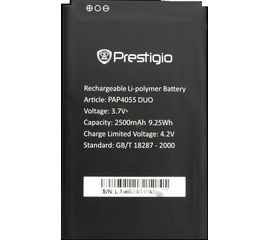 Аккумулятор для Prestigio MultiPhone PAP4055 Duo (org.) Prestigio - Сервис Плюс Рус
