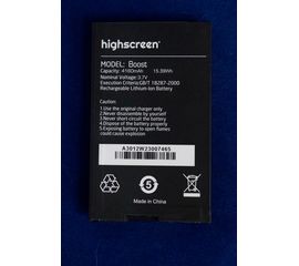 Highscreen Boost Аккумулятор 4160mAh Li-ion (org.) Highscreen - Сервис Плюс Рус