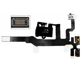iPhone 4s Шлейф\FLC на наушники (Черный)(org.) Apple - Сервис Плюс Рус