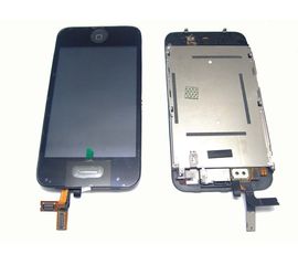 iPhone 3G Дисплей (Модуль экрана LСD в сборе с тачскрином) чёрный (org.) Apple - Сервис Плюс Рус