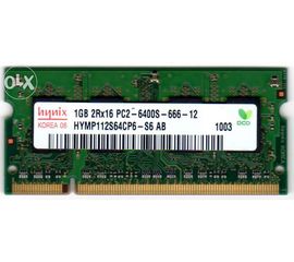 Hynix 1GB 2Rx16 PC2-6400S - 666 - 12 Hynix - Сервис Плюс Рус