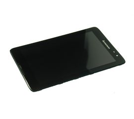 Lenovo IdeaTab A8-50 (A5500-H) Дисплей в сборе с тачскрином c рамкой (черный) (org.) Lenovo - Сервис Плюс Рус
