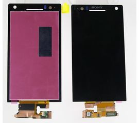 Дисплей Sony LT26i (S)/LT26ii (SL) в сборе с сенсорным экраном (модуль) (черный) (org.) Sony - Сервис Плюс Рус