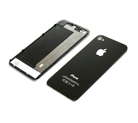 iPhone 4s - Корпус - Задняя панель с рамкой крепления (Черный) (org.) Apple - Сервис Плюс Рус