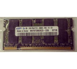 Samsung 1 GB PC2-5300S-555-12-E3 (M470T2953EZ3-CE6) Samsung - Сервис Плюс Рус