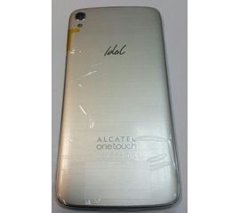 ALCATEL One Touch 6045Y Idol 3 (5.5) крышка аккумулятора в сборе с боковыми клавишами (gold) (org.) Alcatel - Сервис Плюс Рус