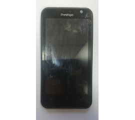 Prestigio MultiPhone PSP3450 DUO Дисплей в сборе с сенсорным экраном (модуль), передней частью и слуховым динамиком (Черный) (org.) Prestigio - Сервис Плюс Рус