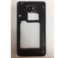 Samsung Galaxy S2 (GT-I9100) Средняя часть корпуса в сборе с полифоническим динамиком (Черный) (org.) Samsung - Сервис Плюс Рус