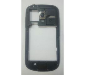 Samsung Galaxy S3 mini (GT-i8190) Средняя часть корпуса (снятый оригинал) - черный Samsung - Сервис Плюс Рус