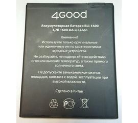 4Good light A103 Аккумулятор (BLI-1600) (org.) 4Good - Сервис Плюс Рус