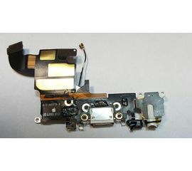 iPhone 6s Шлейф с разъёмом зарядки, микрофоном, разъемом гарнитуры и антенной (Белый) (org.) Apple - Сервис Плюс Рус