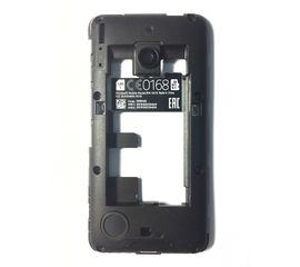 Nokia Lumia 530 (RM-1019) DS Средняя часть корпуса в сборе полифоническим динамиком (Черный) (org.) Nokia - Сервис Плюс Рус