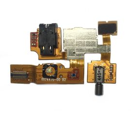 Nokia XL Dual Sim (RM-1030) Шлейф с разъемом гарнитуры, вибромотором, датчиком освещения (original) Nokia - Сервис Плюс Рус