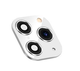 Накладка-муляж для камеры Apple iPhone X / XS / XS Max (апгрейд вида до Apple iPhone 11 Pro / Pro Max) - Серебристый - Сервис Плюс Рус