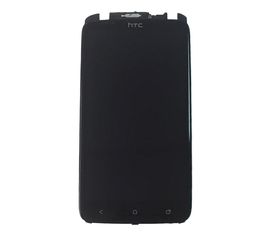 HTC One X (PJ46100) Дисплейный модуль в сборе со средней частью (Черный) (original) HTC - Сервис Плюс Рус