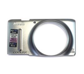 Nikon Coolpix S9400 Передняя часть корпуса (Серебро) (original) Nikon - Сервис Плюс Рус