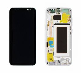 Samsung Galaxy S8 G950F Дисплей в сборе с тачскрином c рамкой (Original) (Черный) - Сервис Плюс Рус