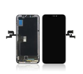 Дисплей для iPhone X в сборе с тачскрином - (OLED) Черный Apple - Сервис Плюс Рус