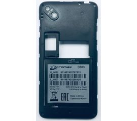 Micromax Bolt D303 Средняя часть корпуса (Черный) (Оригинал) Micromax - Сервис Плюс Рус