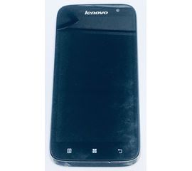 Lenovo A859 Дисплейный модуль в сборе с тачскрином в рамке (Черный) (Оригинал) Lenovo - Сервис Плюс Рус