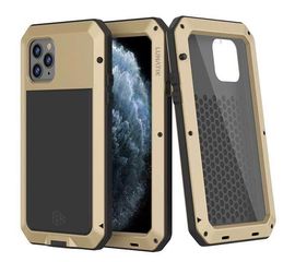 Чехол противоударный/водонепроницаемый для Apple iPhone 11 Pro Max Taktik - Золотой - 