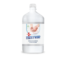 «TIZETVIR» Гель дезинфицирующий наружного применения противовирусного действия объемом 200 мл. - НПО-ИНТЕКС