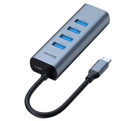 USB-концентратор Baseus Enjoy Series Type-C (CAHUB-Q0G), разъемов: 5 Baseus - Сервис Плюс Рус