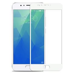 Защитное стекло Meizu M5 с рамкой - белый Meizu - Сервис Плюс Рус