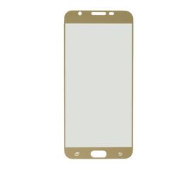 Защитное стекло Samsung J7 Prime с рамкой - золотой Samsung - Сервис Плюс Рус