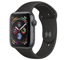 Apple Watch Nike+ Series 4 GPS Aluminum 44mm (4th gen) with Black Sport Band Apple - Сервис Плюс Рус