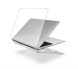 Чехол-накладка для Macbook Air 13.3" (2018) matte (пластик) Прозрачный - Сервис Плюс Рус