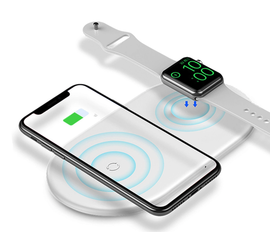 Беспроводное зарядное устройство Baseus - Smart 2in1 Wireless Charger (WX2IN1-B02) Baseus - Сервис Плюс Рус