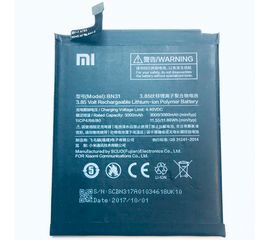 Xiaomi Redmi Note 5A Prime (mde6s) Аккумулятор BN31 (оригинал) Xiaomi - Сервис Плюс Рус