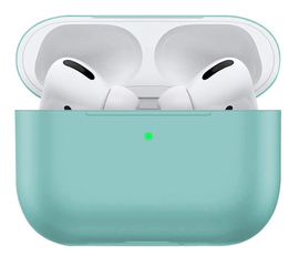 Силиконовый чехол Silicone Case Slim для AirPods Pro, Мятно-зеленый Нет бренда - Сервис Плюс Рус