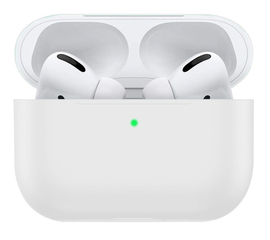 Силиконовый чехол Silicone Case Slim для AirPods Pro, белый Нет бренда - Сервис Плюс Рус