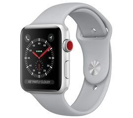 Apple Watch Nike+ Series 3, 42 мм, алюминий серебристого цвета, белый спортивный ремешок (б/у) Apple - Сервис Плюс Рус