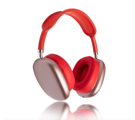 Беспроводные Bluetooth наушники накладные P9, красные - Сервис Плюс Рус