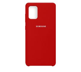 Чехол Samsung A71 Silicone Cover красный Samsung - Сервис Плюс Рус