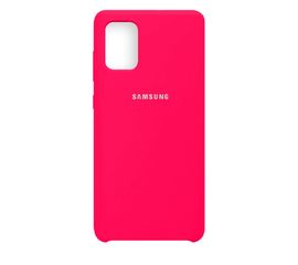Чехол Samsung A71 Silicone Cover розовый Samsung - Сервис Плюс Рус