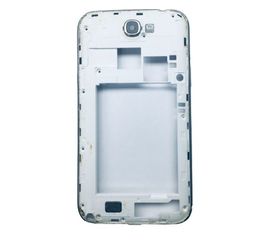 Samsung Galaxy Note II (GT-N7100) Средняя часть корпуса в сборе с боковыми клавишами (снятый оригинал) - белый Samsung - Сервис Плюс Рус