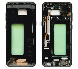 Samsung Galaxy S8 (SM-G950FD) Средняя часть корпуса (оригинал) - черный Samsung - Сервис Плюс Рус