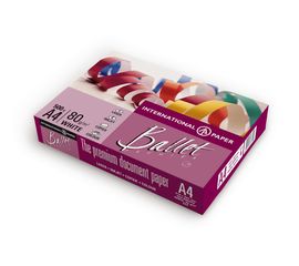 Бумага офисная BALLET PREMIER, А4, 80 г/м2, 500 л., марка А, ColorLok, International Paper, белизна 162% - Сервис Плюс Рус