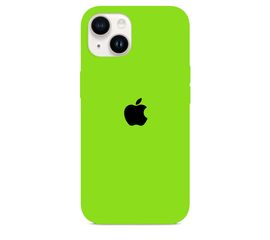 Чехол силиконовый для iPhone 14 Pro Max (6.7) Silicon Сase - №15 (Салатовый) Apple - Сервис Плюс Рус