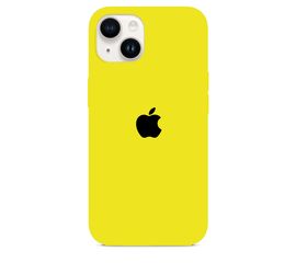 Чехол силиконовый для iPhone 14 Plus (6.7) Silicon Сase - №18 (Желтый) Apple - Сервис Плюс Рус